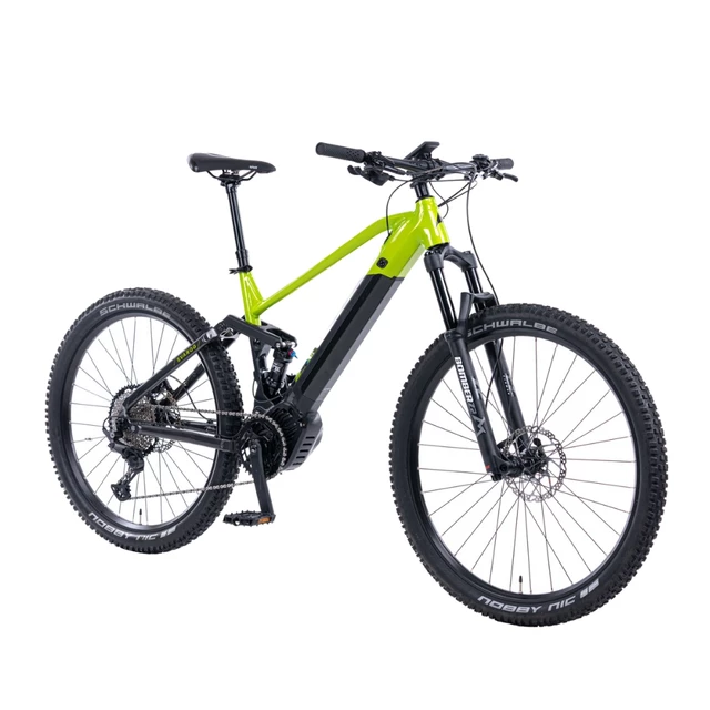 Full-Suspension Mountain E-Bike Levit Svarog BF Overstep 630 29”/27.5” – 2024 - Lime Black Pearl - Lime Black Pearl