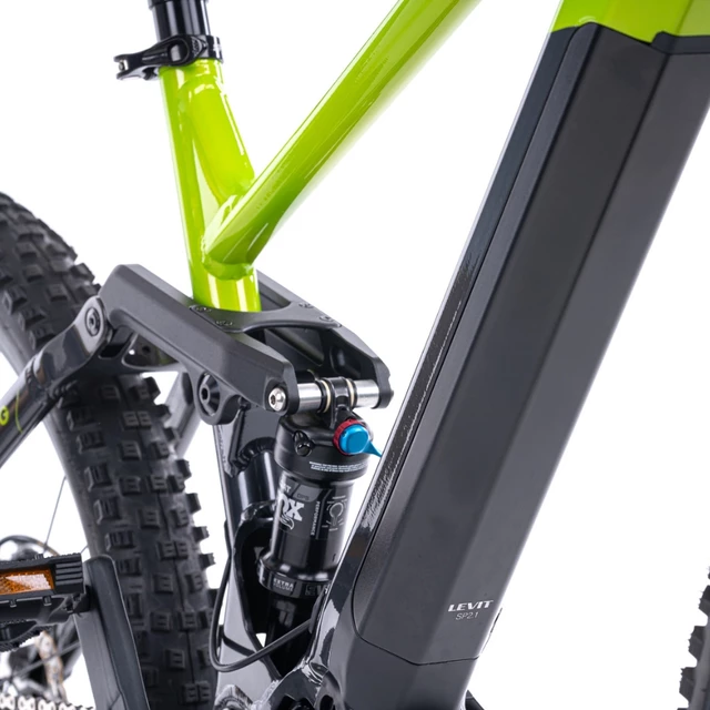 Full-Suspension Mountain E-Bike Levit Svarog BF Overstep 630 29”/27.5” – 2024 - Lime Black Pearl