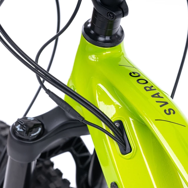 Full-Suspension Mountain E-Bike Levit Svarog BF Overstep 630 29”/27.5” – 2024 - Lime Black Pearl
