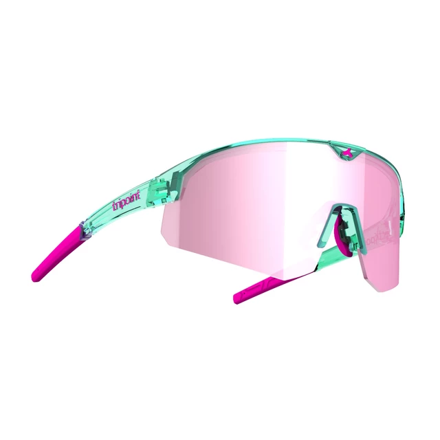 Sports Sunglasses Tripoint Lake Victoria Small - Matt White Smoke /w Ice Blue Multi Cat. 3 - Transparent Neon Turquoise Brown /w Pink Multi Cat.3