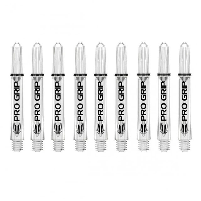 Dart Shafts Target Pro Grip Spin Clear Short – 3 x 3-Pack