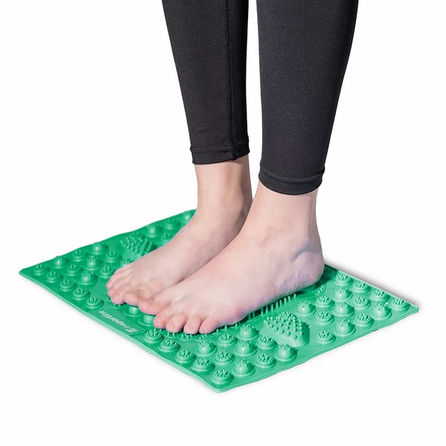 Foot Massage Mat inSPORTline Tilsipur 39 x 29 cm - Blue - Green