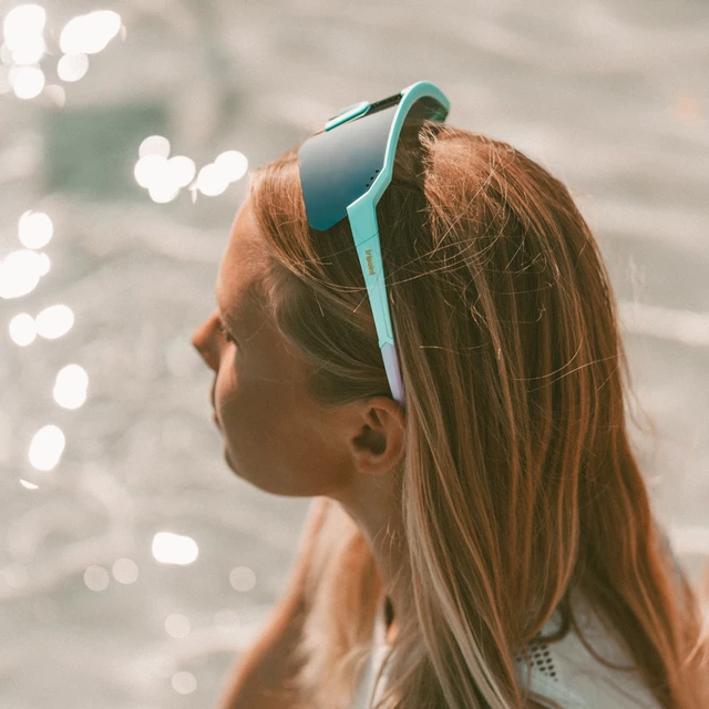 Sports Sunglasses Tripoint Trerikesröset - Turquoise Smoke /w Pink Multi Cat.3