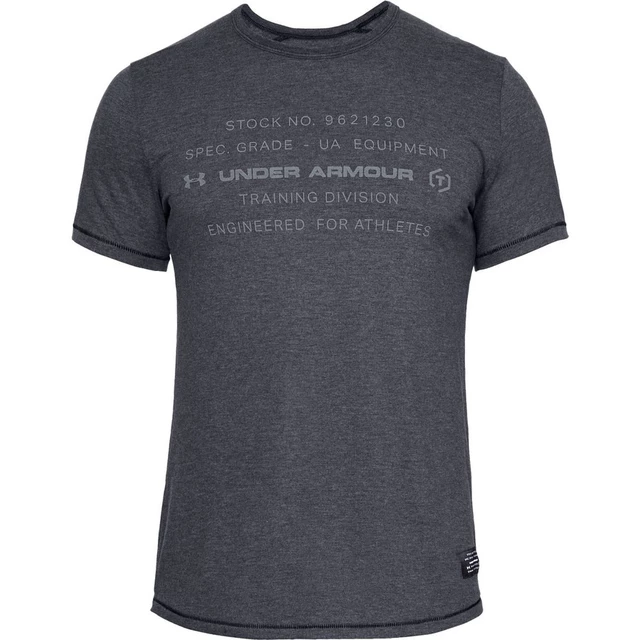 Men’s T-Shirt Under Armour Sportstyle Triblend Graphic - Black/Black