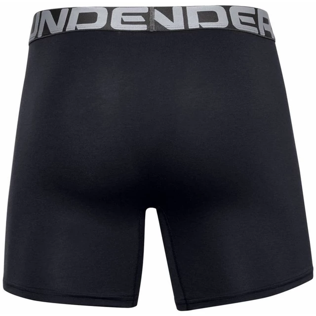 Men’s Boxer Jocks Under Armour Charged Cotton 6in – 3-Pack - Mod Gray