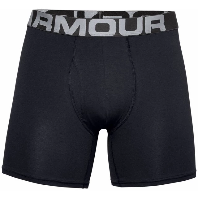 Men’s Boxer Jocks Under Armour Charged Cotton 6in – 3-Pack - Mod Gray