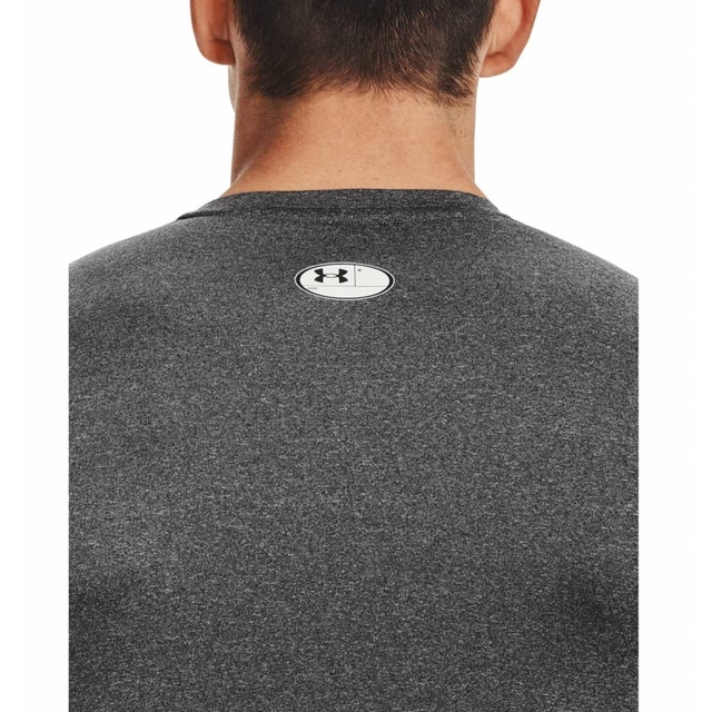 Men’s Compression T-Shirt Under Armour HG Armour Comp LS - Carbon Heather