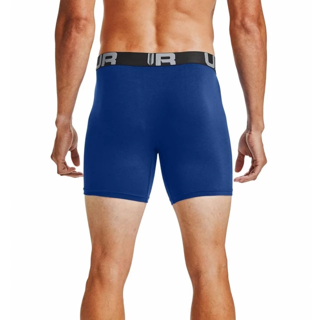 Men’s Boxer Jocks Under Armour Charged Cotton 6in – 3-Pack - Mod Gray