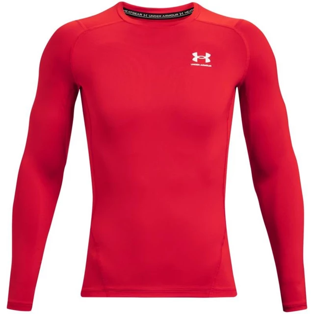 Men’s Compression T-Shirt Under Armour HG Armour Comp LS - Carbon Heather