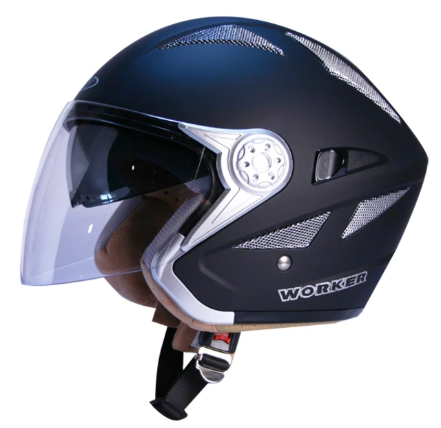 WORKER V529 motorcycle Helmet - Black