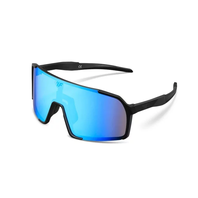 Polarized Sports Sunglasses VIF One Kids Black x Ice Blue