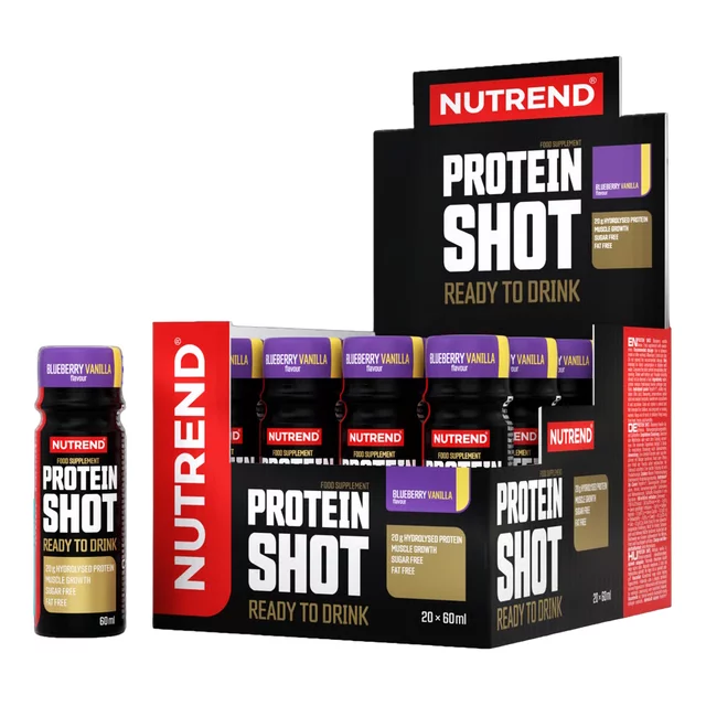 Hydrolyzed Protein in a Shot — Nutrend Protein Shot 20 × 60 ml