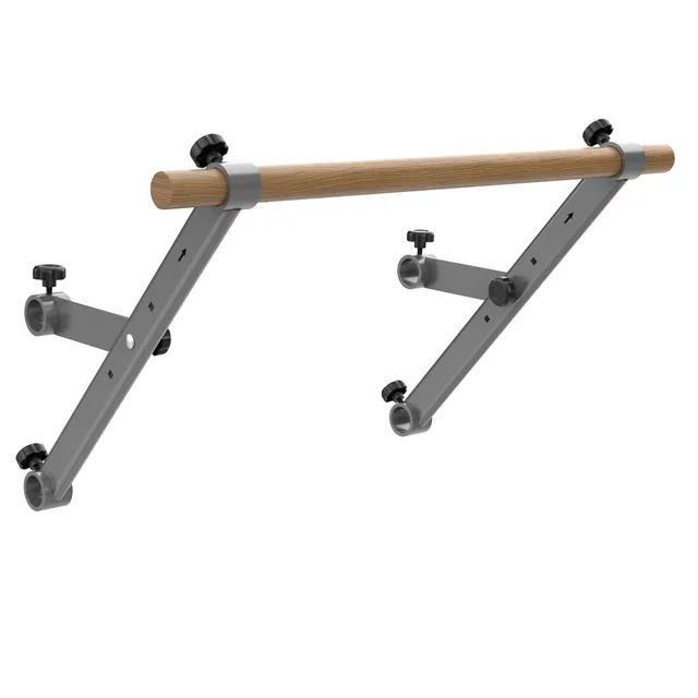 Wall Bars inSPORTline Wootaline 199 x 80 cm w/ Pull-Up Bar & Parallel Bars, Gray