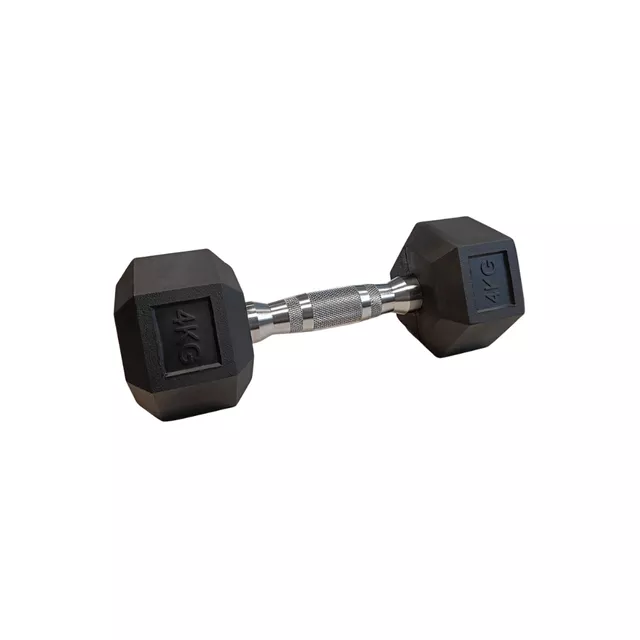 Hex Dumbbell inSPORTline Hexsteel 4 kg