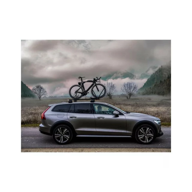 Rooftop Upright Bike Mount Yakima HighRoad Black