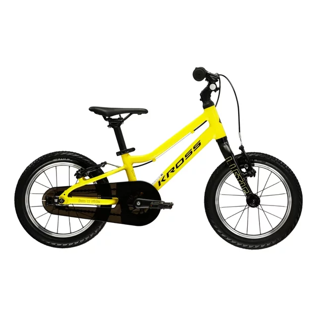 Children’s Bike Kross Liftie 14” – 2025 - mátová / růžová / matný - žlutá / černá / matný