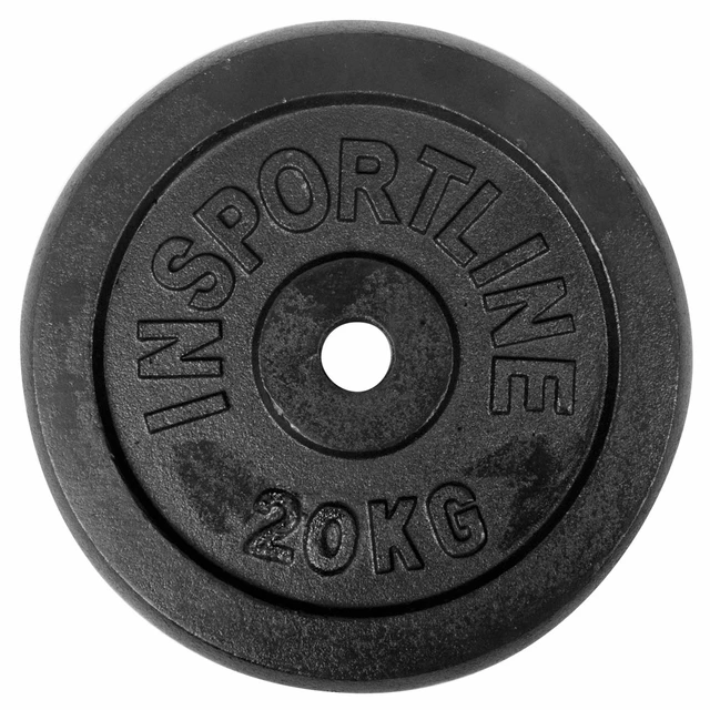 Cast Iron Weight Plate Set 2x7 Pcs. inSPORTline CastCzech 2 x 0.5-20 kg 30 mm