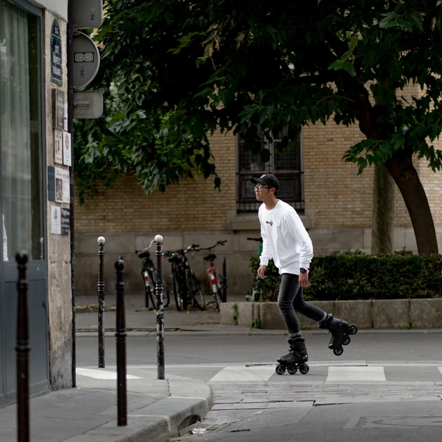 Inline skates Powerslide Zoom Pro Black 100 Trinity