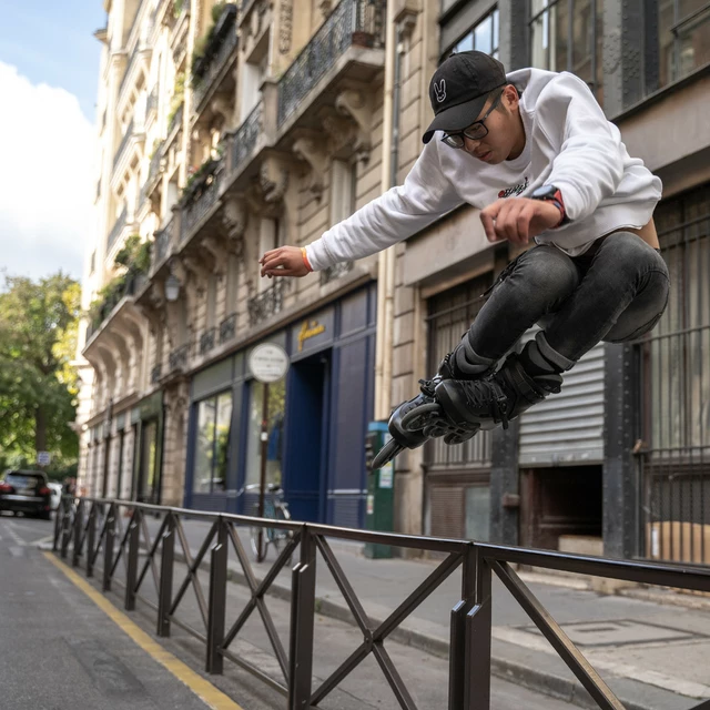 Inline skates Powerslide Zoom Pro Black 100 Trinity