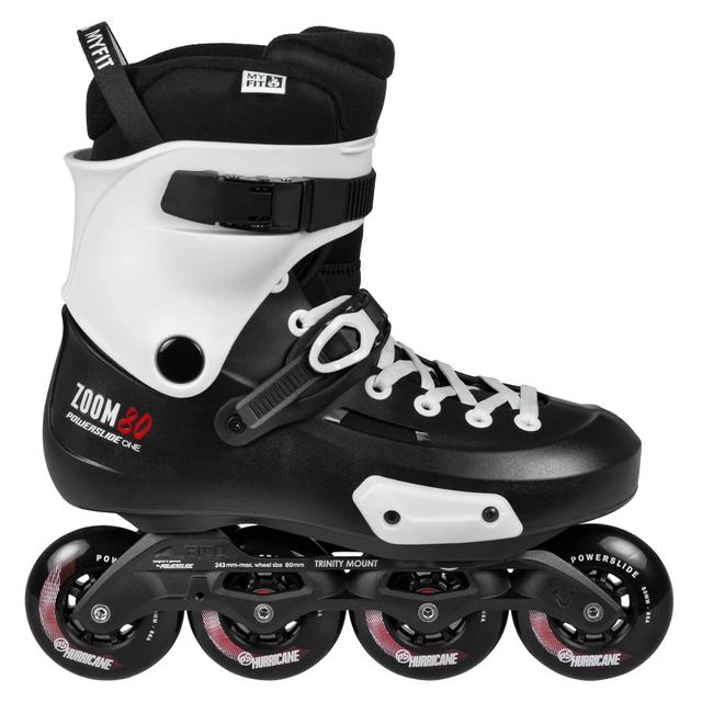 Inline skates Powerslide Zoom Pro Black 80 Trinity