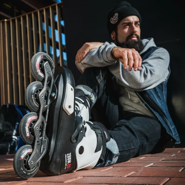 Inline skates Powerslide Zoom Pro Black 80 Trinity