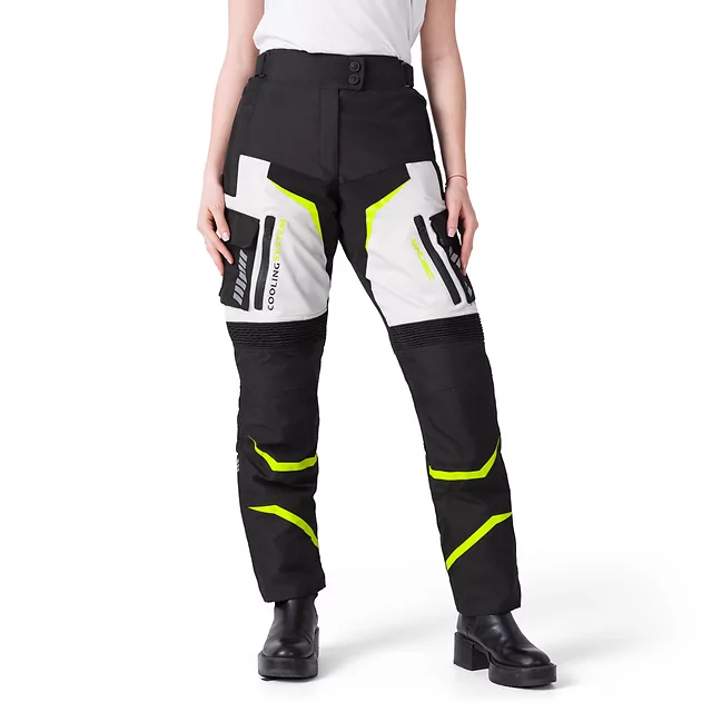 Women’s Motorcycle Pants W-TEC Warao Lady - Black-Blue