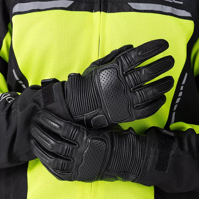 Motorcycle Gloves W-TEC Gabello - Black