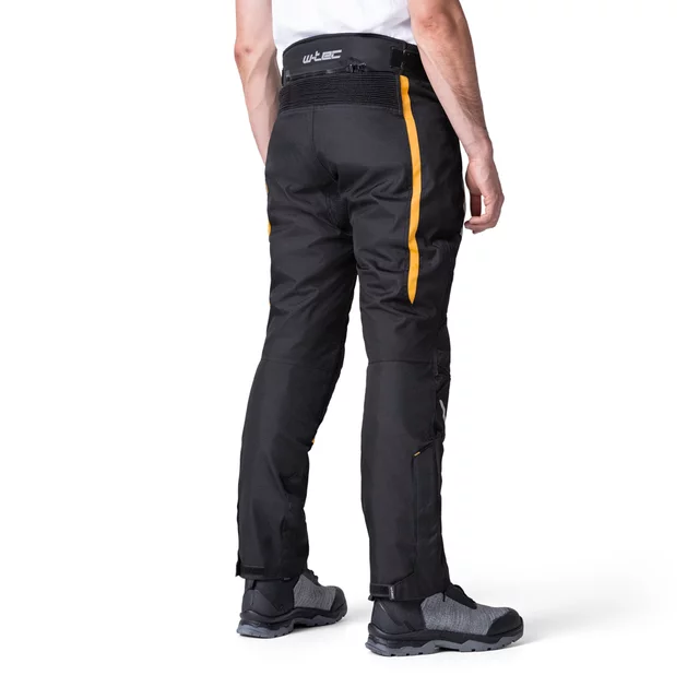 Men’s Summer Motorcycle Pants W-TEC Toranio - Black-Yellow