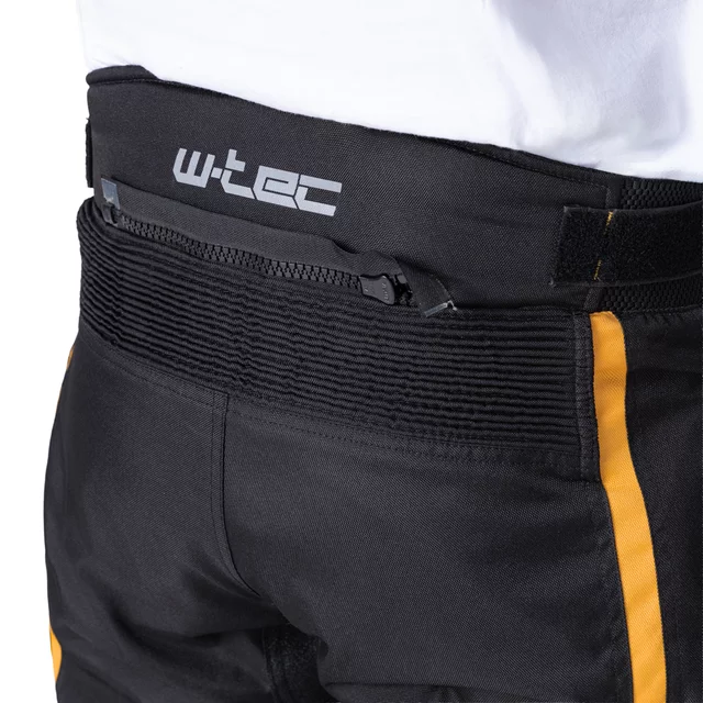 Men’s Summer Motorcycle Pants W-TEC Toranio - Black-Yellow