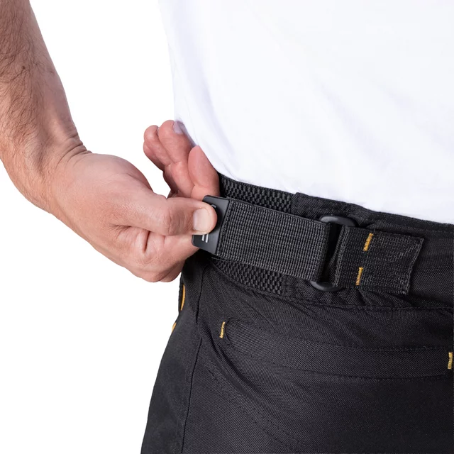 Men’s Summer Motorcycle Pants W-TEC Toranio - Black-Yellow