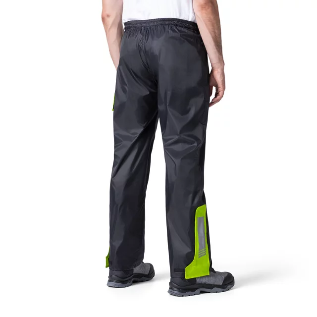 Waterproof Motorcycle Pants W-TEC Colnari - Black-Fluo Green
