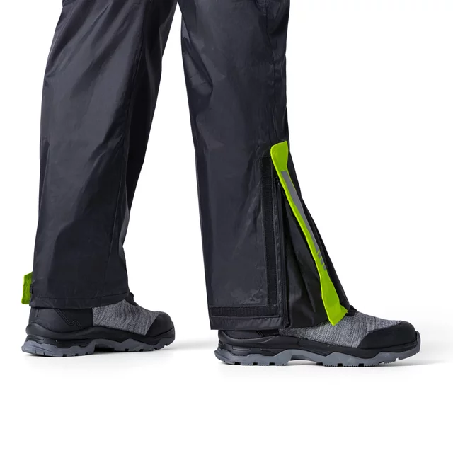 Waterproof Motorcycle Pants W-TEC Colnari - Black-Fluo Green