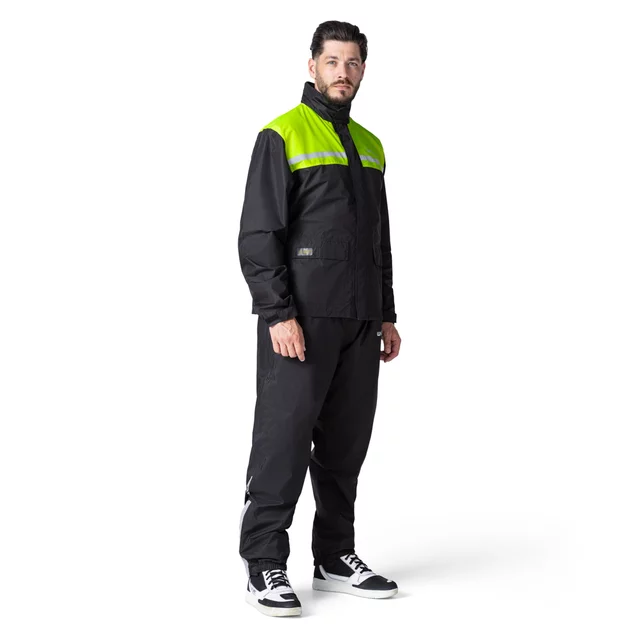 Rain Motorcycle Pants W-TEC Rinstop - Black