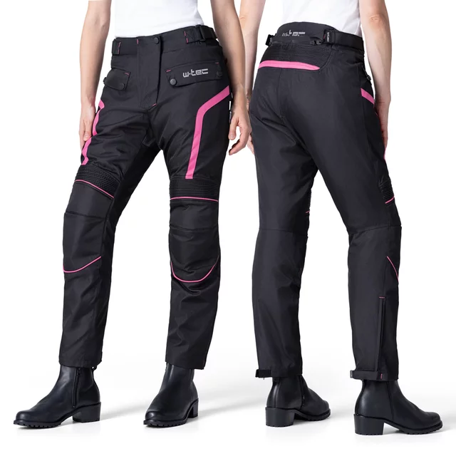 Women’s Motorcycle Pants W-TEC Durmanes Lady - Black-Pink