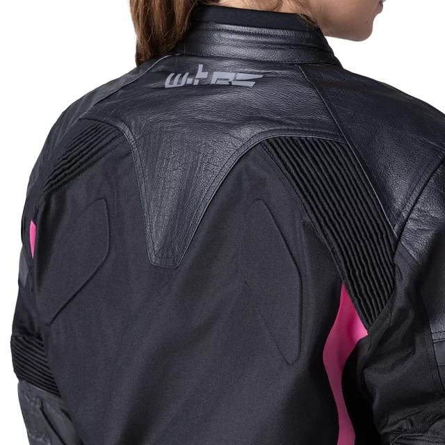 Women’s Motorcycle Jacket W-TEC Durmana - Black-Pink