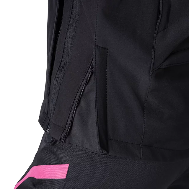 Women’s Softshell Motorcycle Jacket W-TEC Annorack Lady - Black-Pink