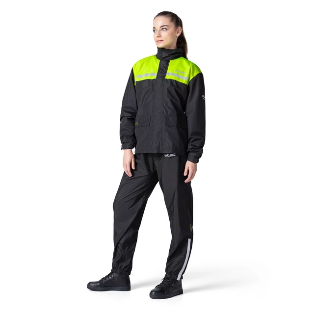 Rain Motorcycle Pants W-TEC Rinstop - Black