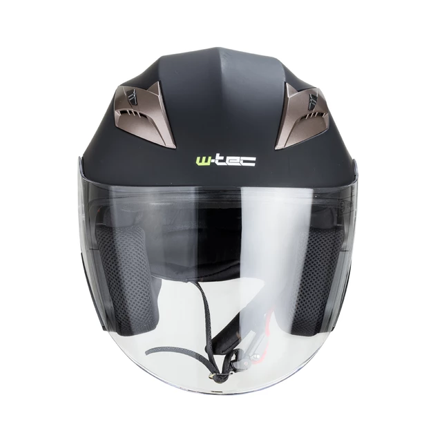Motorcycle Helmet W-TEC Putta - Matt Black-Bronze