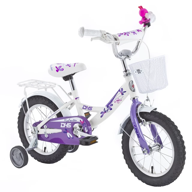 Kids bike DHS Miss Fourteen 1402 14" - White