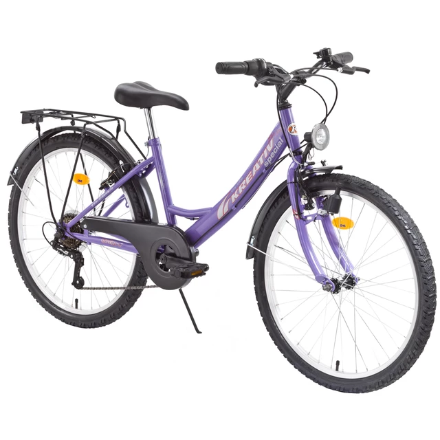 Junior bike DHS 2414 Cityline 24" - Purple