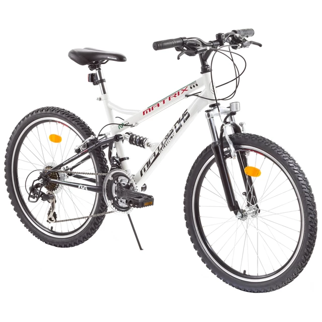 Full-suspended bike DHS 2445 Matrix 24" - model 2012 - Black-White