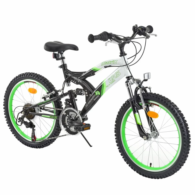 Full-suspended bike DHS 2045 Matrix - model 2011 - Black-Green