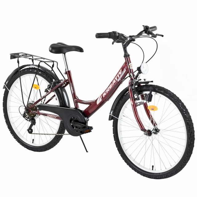 Junior bike DHS 2414 Cityline 24" - Dark Red