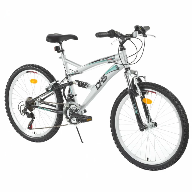 Junior bike DHS 2442 24" - model 2013 - Black-Silver