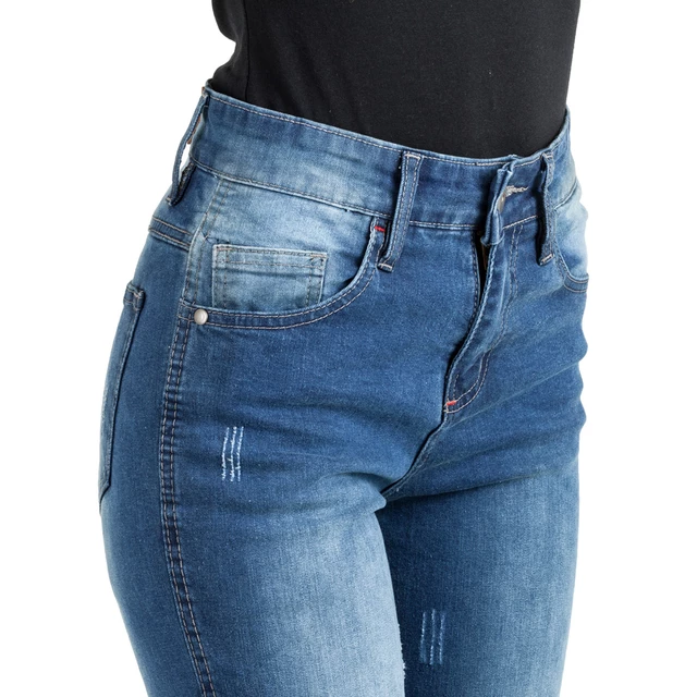 Women’s Moto Jeans W-TEC Panimali - Blue