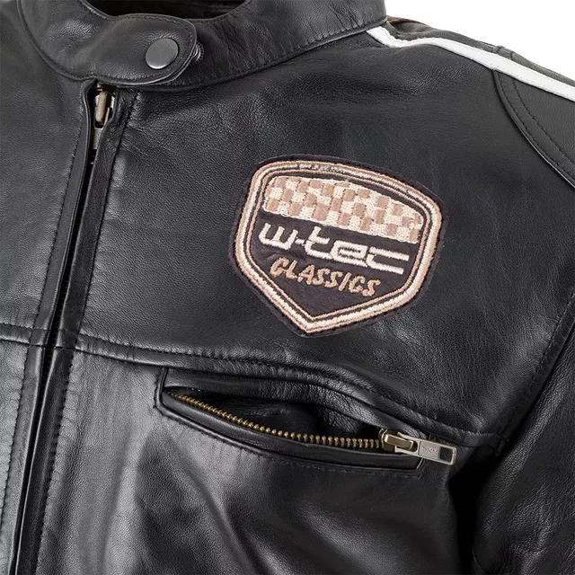Women's Leather Motorcycle Jacket W-TEC Sheawen Lady