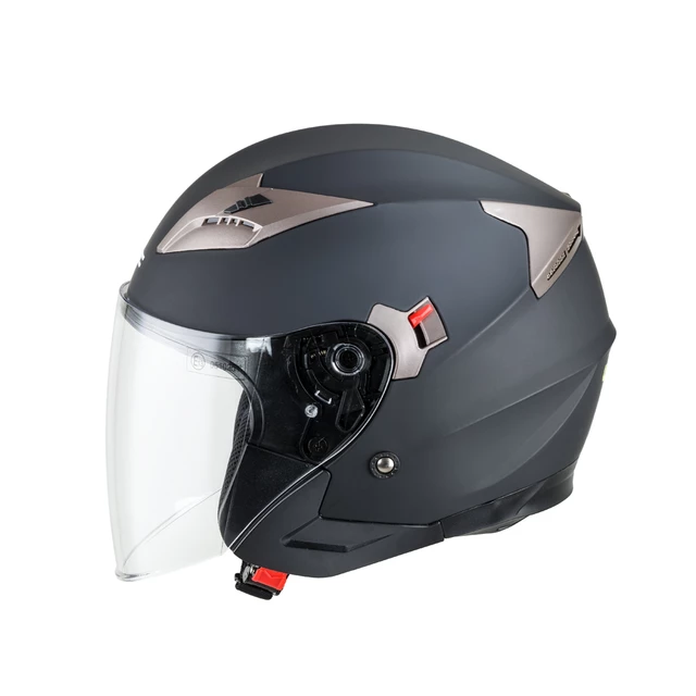 Motorcycle Helmet W-TEC Putta - Matt Black-Bronze