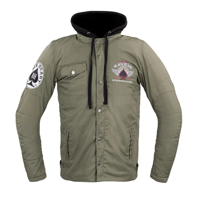 Men’s Aramid Fiber-Reinforced Jacket W-TEC Black Heart Hat Skull - Hat Skull