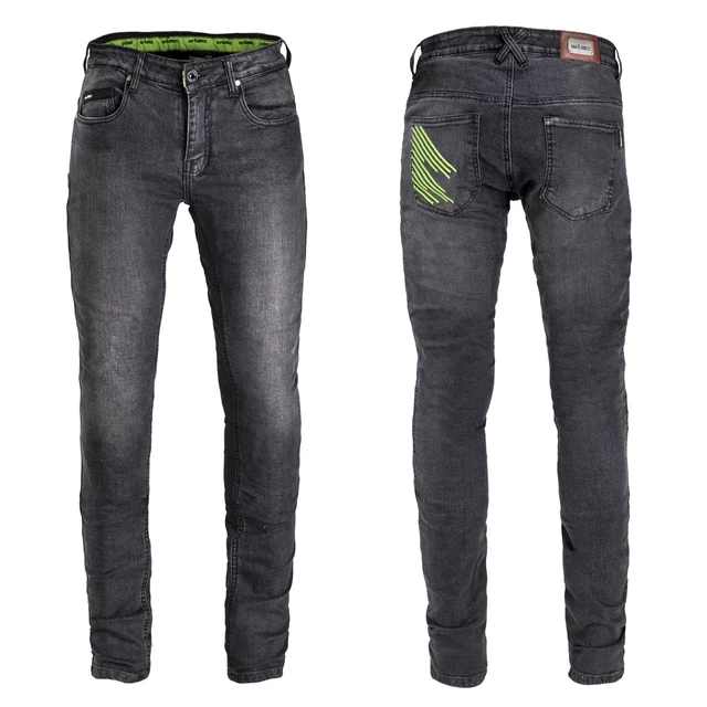 Men’s Motorcycle Jeans W-TEC Leonard - Black