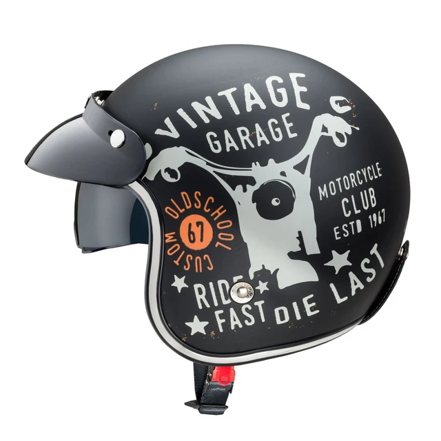 Motorcycle Helmet W-TEC Café Racer - Big Star